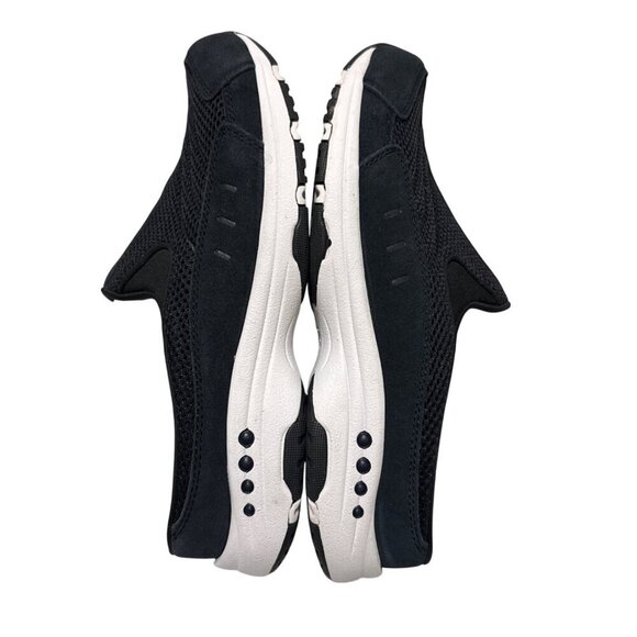 NEW Easy Spirit Traveltime Slip On Walking Sneaker Clog Mule Black Suede Sz 9.5 - Picture 8 of 9